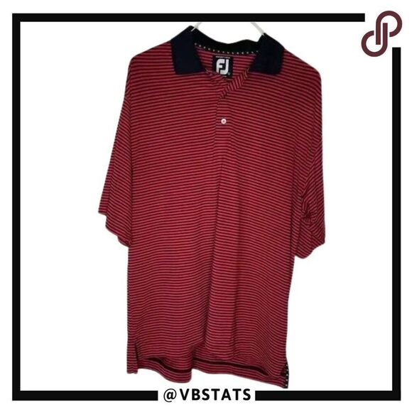 Mack Weldon XL Crimson Pocket Leisure Breathable Micromesh Polo - Picture 1 of 5
